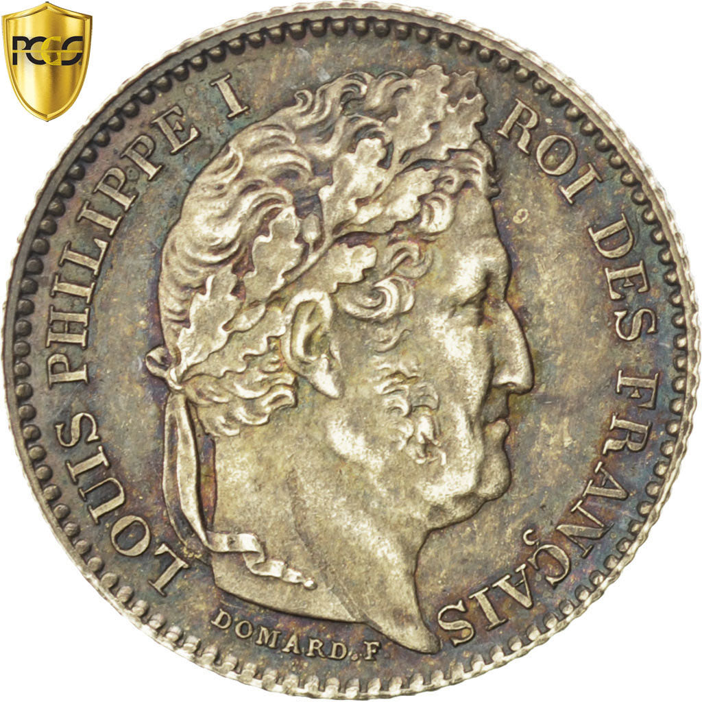 Coin, France, Louis-Philippe, 25 Centimes, 1846, Lille, PCGS, MS62, MS(60-62)