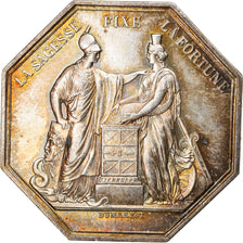 France, Medal, Banque de France, An VIII, Dumarest, AU(55-58), Silver