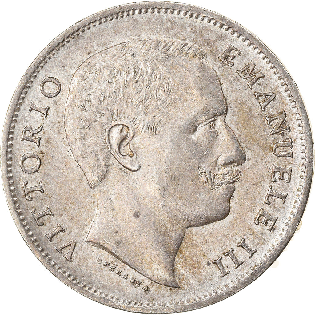 Münze, Italien, Vittorio Emanuele III, Lira, 1906, Rome, SS, Silber, KM:32
