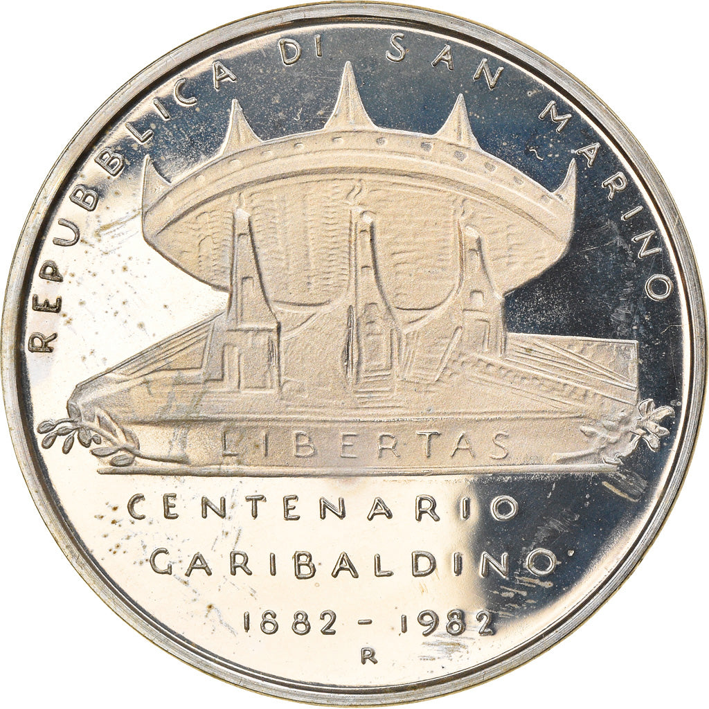 Coin, San Marino, 500 Lire, 1982, Roma, Proof, MS(63), Silver, KM:139