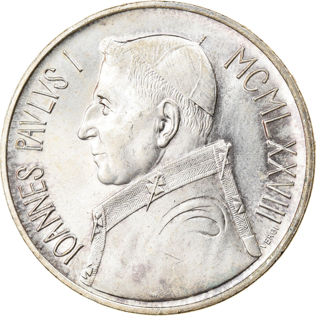 Coin, VATICAN CITY, John Paul I, 1000 Lire, 1978, Roma, MS(60-62), Silver