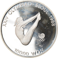 Munten, KOREA - ZUID, 10000 Won, 1987, Proof, FDC, Zilver, KM:57