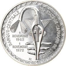 Coin, West African States, 500 Francs, 1972, MS(63), Silver, KM:7