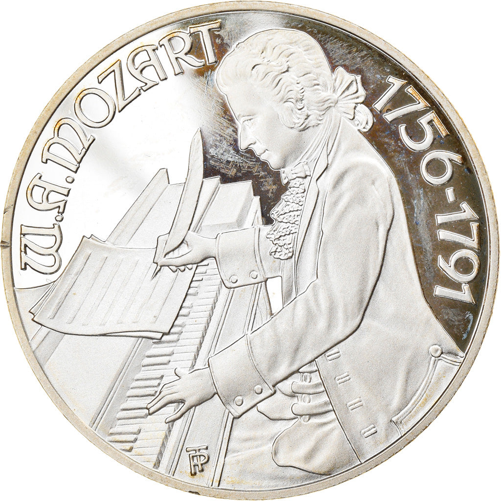 Coin, Austria, 100 Schilling, 1991, Salzburg, Proof, MS(65-70), Silver, KM:2998