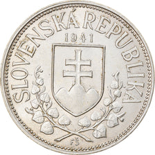 Coin, Slovakia, 20 Korun, 1941, AU(55-58), Silver, KM:7.1