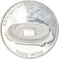 Coin, KOREA-SOUTH, 5000 Won, 1987, Proof, MS(64), Silver, KM:60