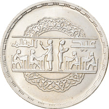 Moneta, Egitto, Pound, 1979, SPL-, Argento, KM:490