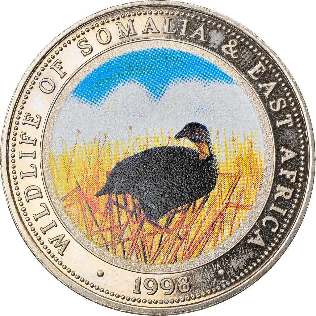Coin, Somalia, 25 Shillings, 1998, MS(63), Copper-nickel, KM:58