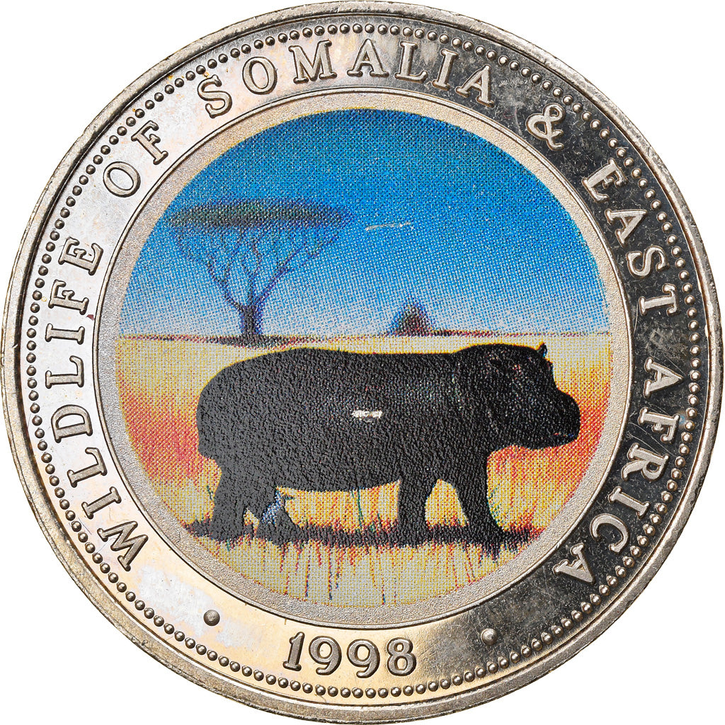 Coin, Somalia, 25 Shillings, 1998, MS(63), Copper-nickel, KM:47