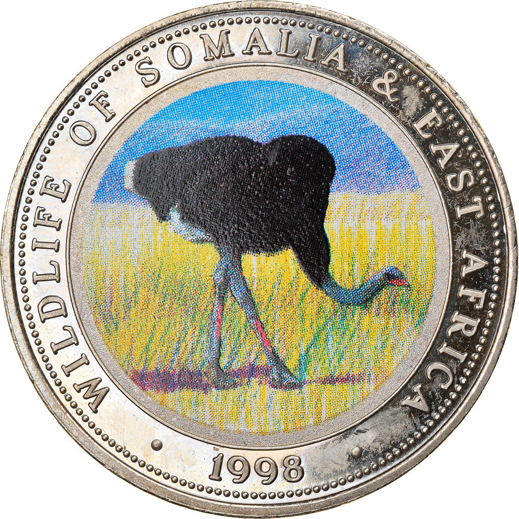 Coin, Somalia, 25 Shillings, 1998, MS(63), Copper-nickel, KM:56