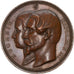 France, Médaille, Visite de Napoléon III et Eugénie à Reims, History, 1858