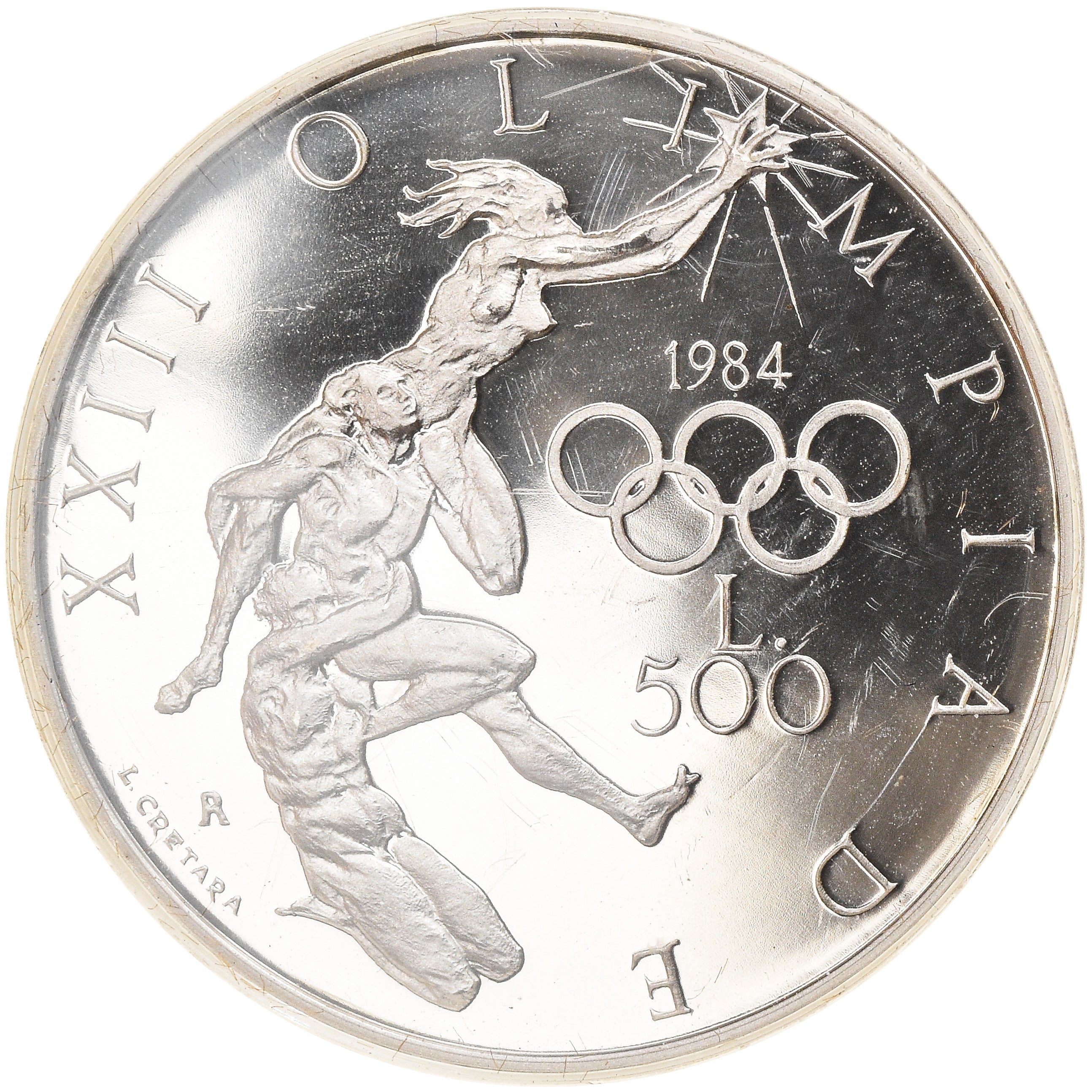 Monnaie, San Marino, 500 Lire, 1984, Roma, Proof, FDC, Argent, KM:168