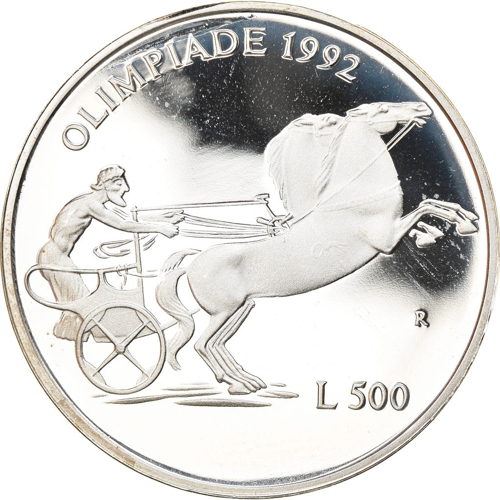 Moneta, San Marino, 500 Lire, 1992, Roma, Proof, FDC, Argento, KM:276