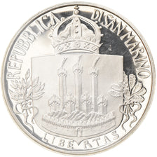Coin, San Marino, 500 Lire, 1985, Roma, Proof, MS(65-70), Silver, KM:182