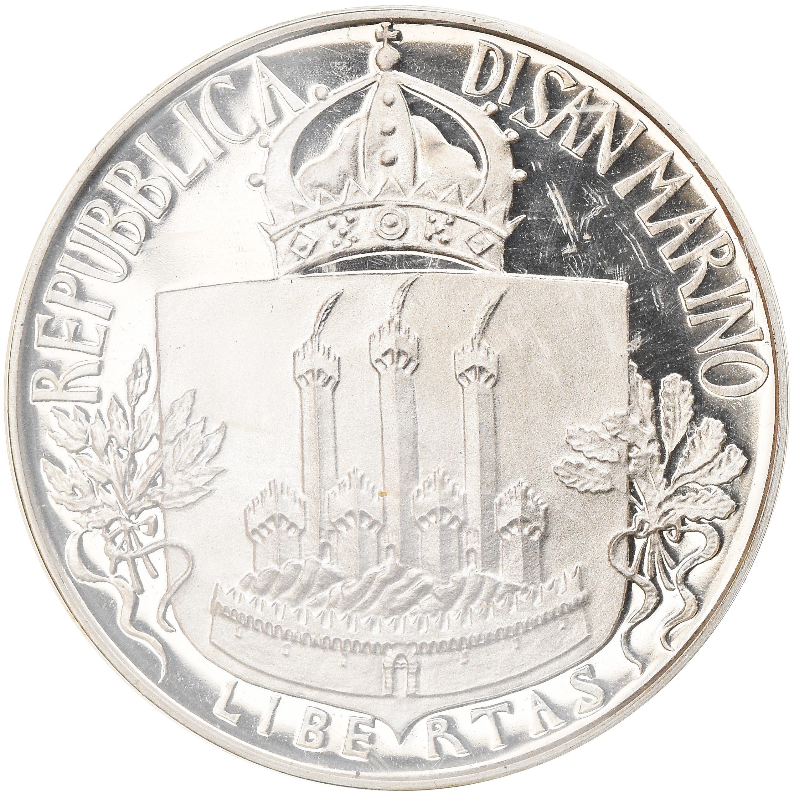 Coin, San Marino, 500 Lire, 1985, Roma, Proof, MS(65-70), Silver, KM:182