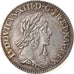 Münze, Frankreich, Louis XIII, 1/12 Écu, 2e poinçon de Warin, buste drapé et