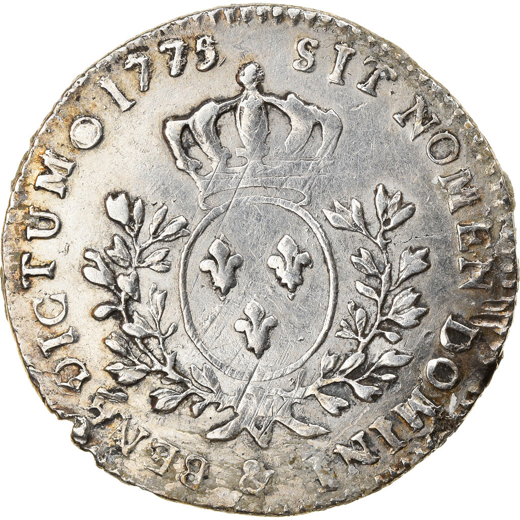 Munten, Frankrijk, Louis XVI, 1/5 Écu, 24 Sols, 1/5 ECU, 1775, Aix-en-Provence