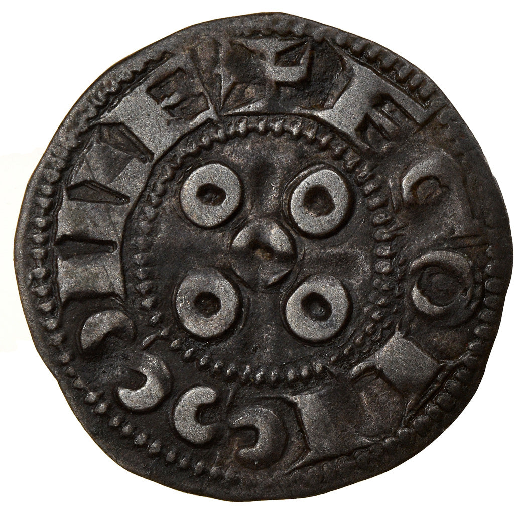 Monnaie, France, Périgord, Anonymes, Denier, TTB+, Argent, Boudeau:451