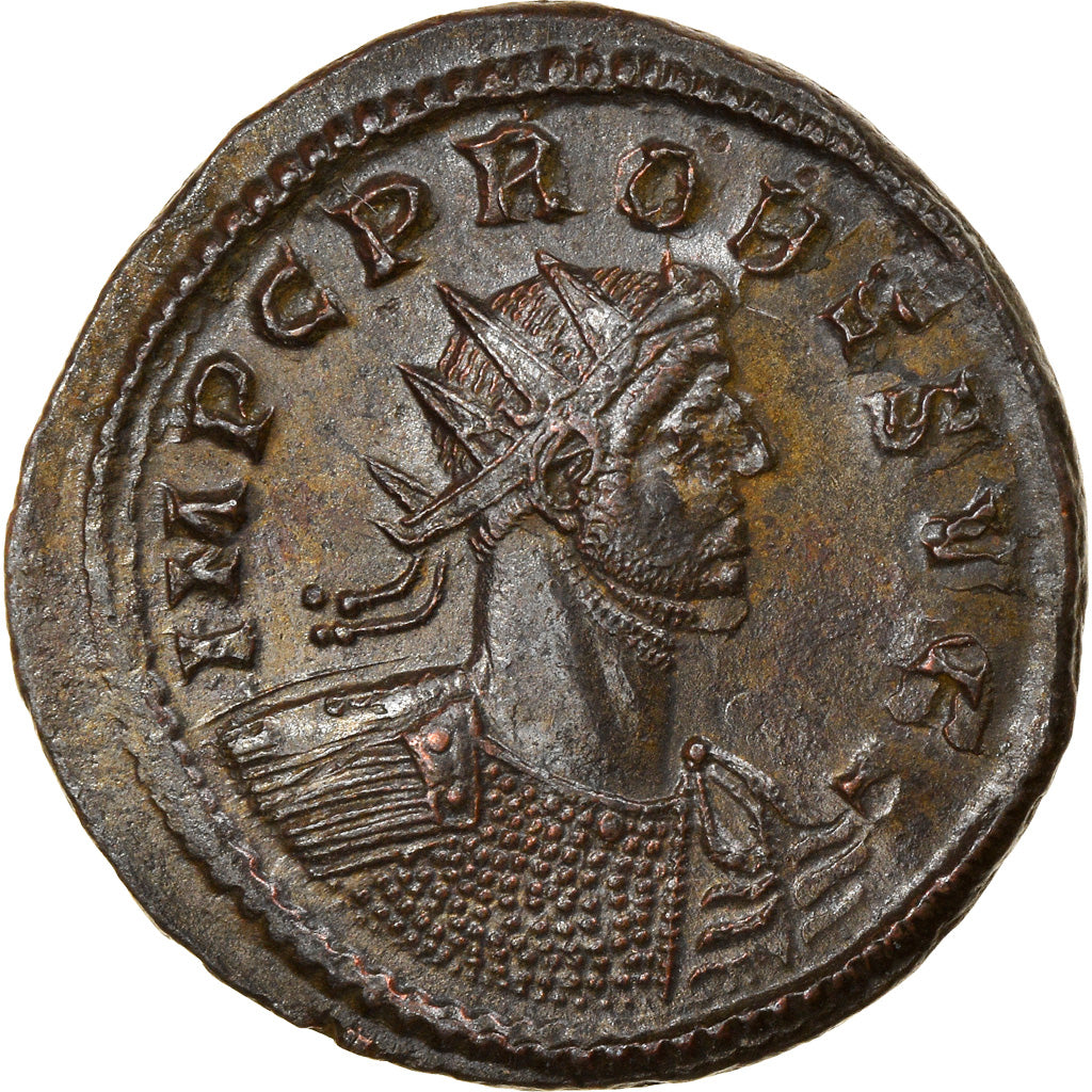 Coin, Probus, Aurelianus, 279, Ticinum, MS(65-70), Billon, RIC:562