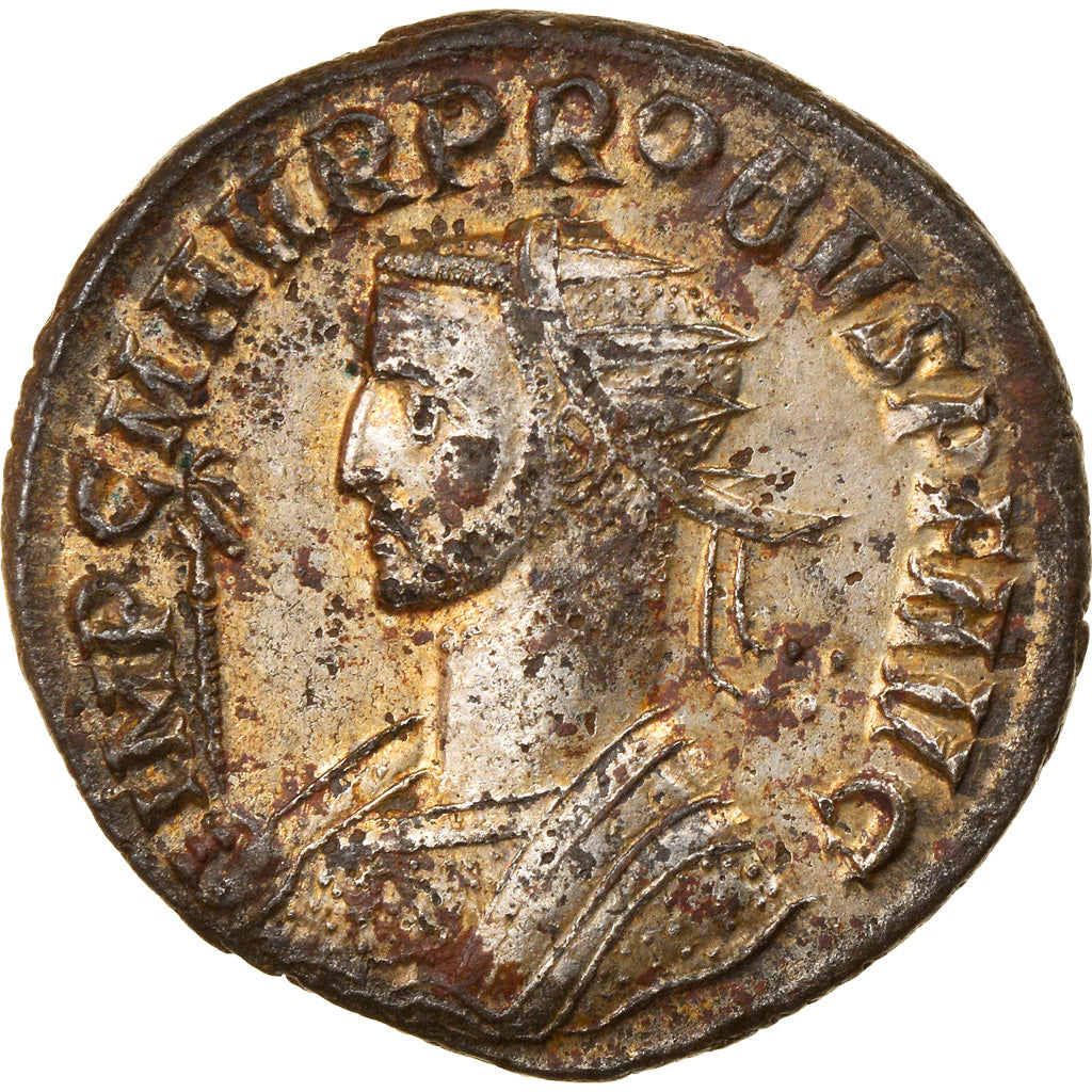 Moneda, Probus, Aurelianus, 280, Kyzikos, SC, Vellón, RIC:911H