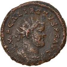 Coin, Allectus, Aurelianus, 295-296, Colchester, EF(40-45), Billon, RIC:130
