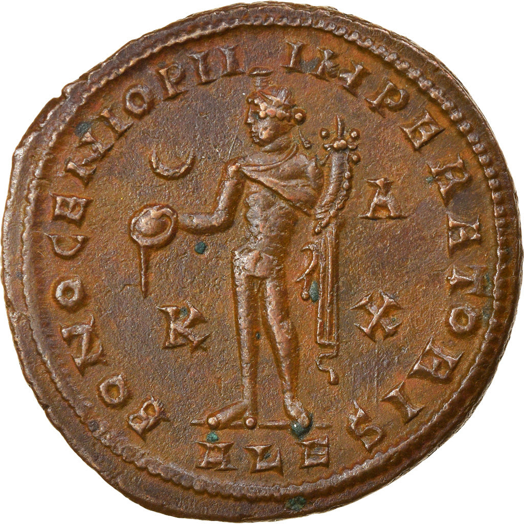 Moneda, Maximinus II, Follis, 311-312, Alexandria, MBC+, Cobre, RIC:144b