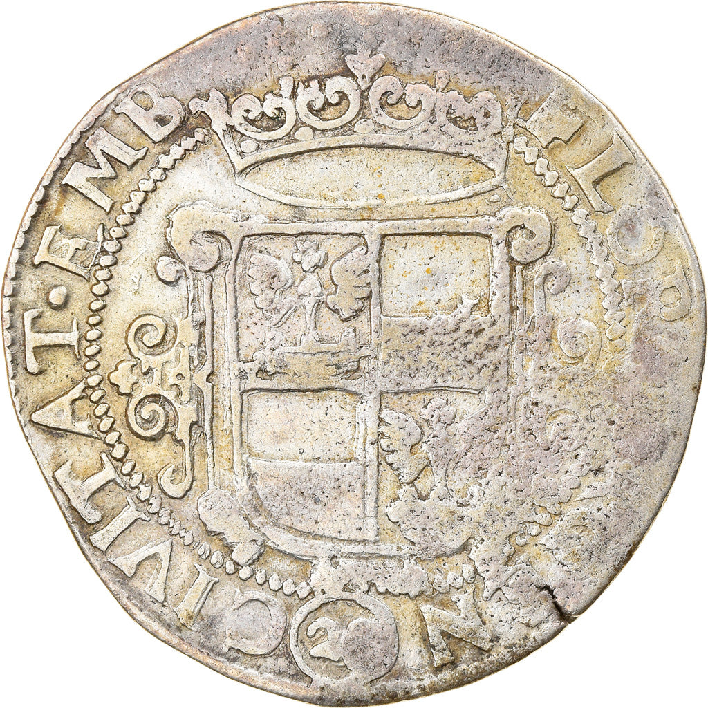 Monnaie, Etats allemands, Ferdinand II, 28 Stuivers, Florin, Emden, TB+, Argent
