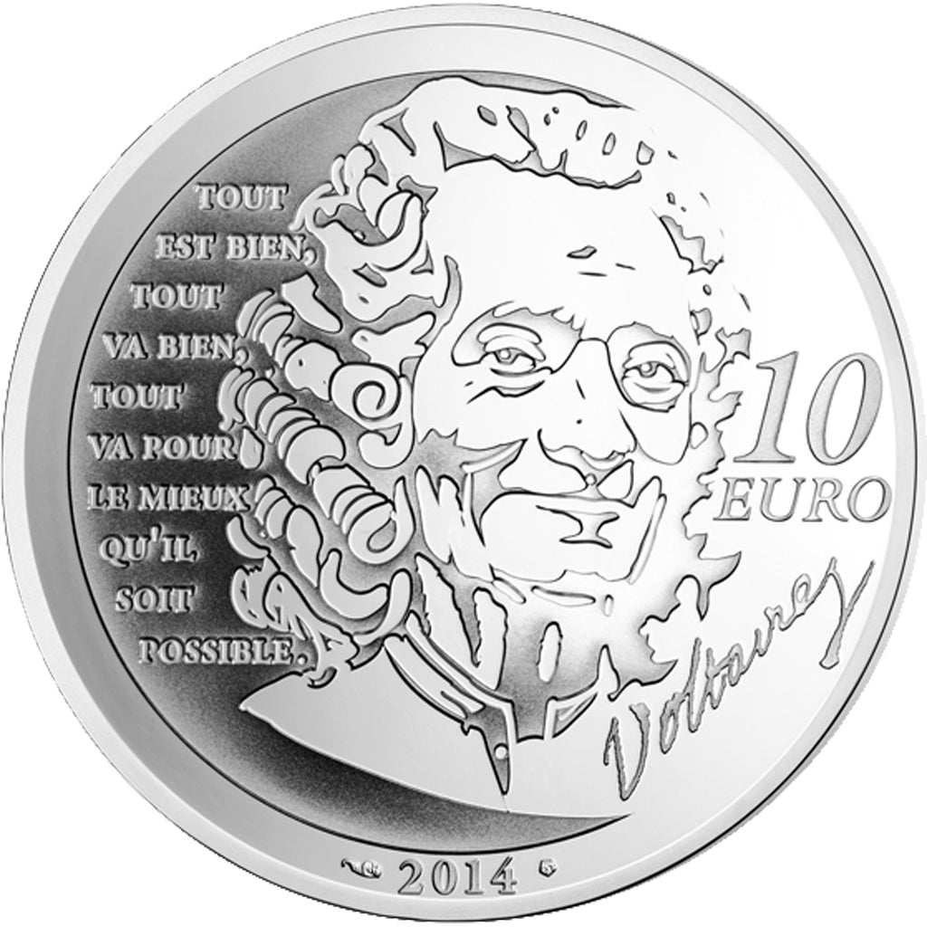Coin, France, 10 Euro, 2014, MS(65-70), Silver