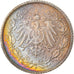 Coin, GERMANY - EMPIRE, 1/2 Mark, 1916, Stuttgart, AU(55-58), Silver, KM:17