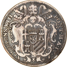 Coin, ITALIAN STATES, PAPAL STATES, Clement XIII, Testone, 1761, Roma