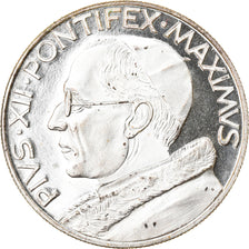 Vaticano, medaglia, Pius XII, Pastor Angelicus, 1958, SPL-, Silvered copper