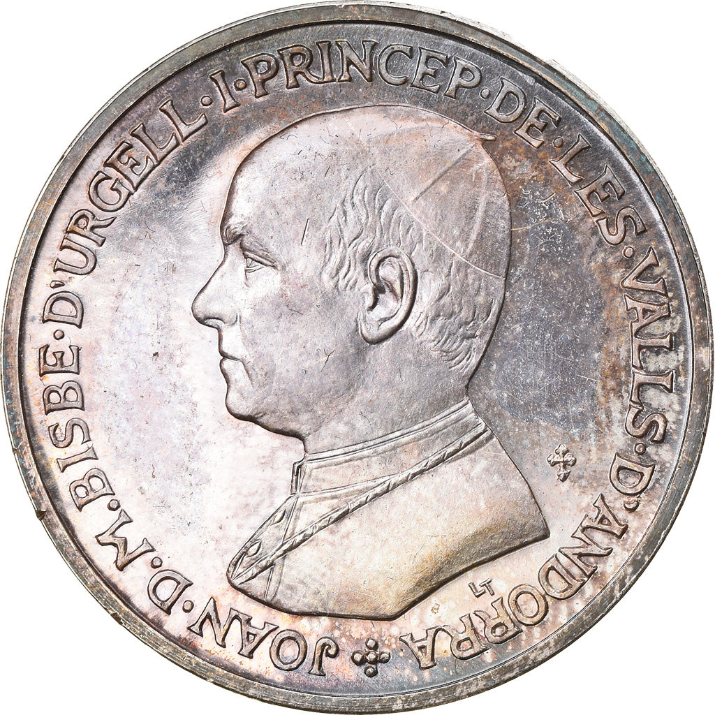 Andorra, medalla, Joan Martí i Alanis, 1980, EBC+, Plata