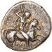 Moneda, Calabria, Nomos or Didrachm, 250-235 BC, Tarentum, MBC, Plata, Sear:375