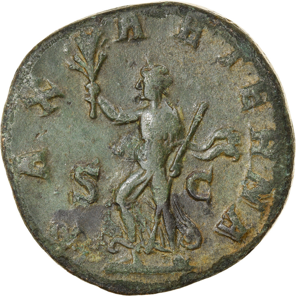 Coin, Philip I, Sestertius, 244, Roma, EF(40-45), Bronze, RIC:184a