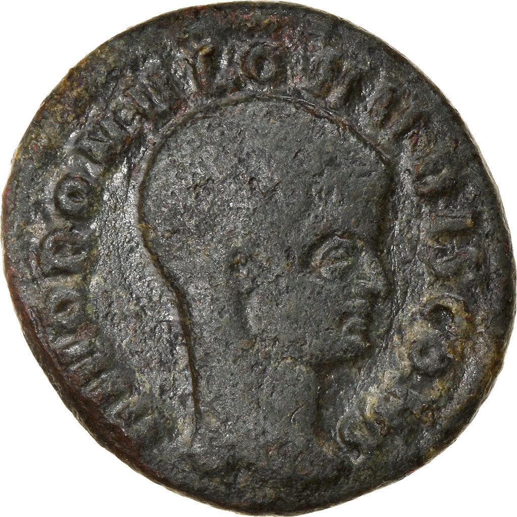 Coin, Romulus, 1/3 Nummus, 310, Roma, Rare, EF(40-45), Copper, RIC:239