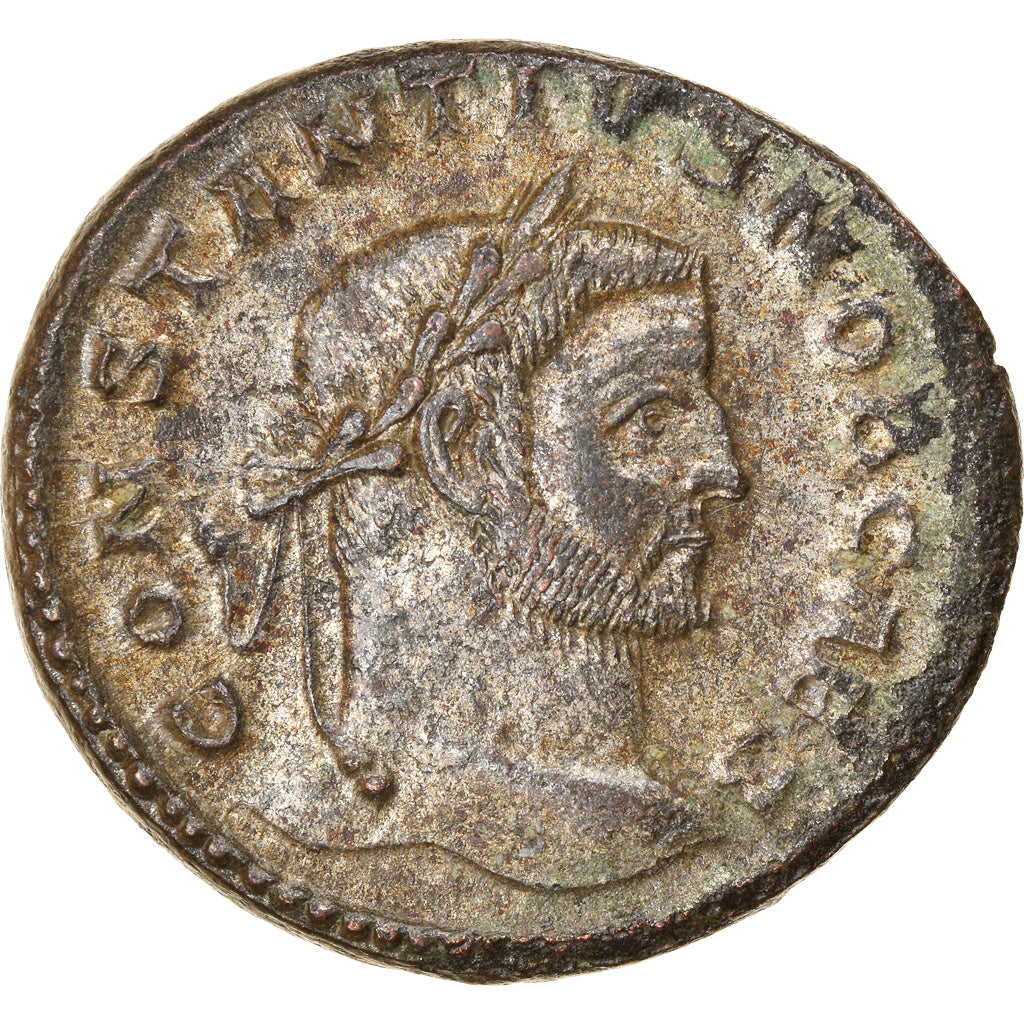 Monnaie, Constance Chlore, Follis, 296-297, Trèves, TTB+, Cuivre, RIC:213a