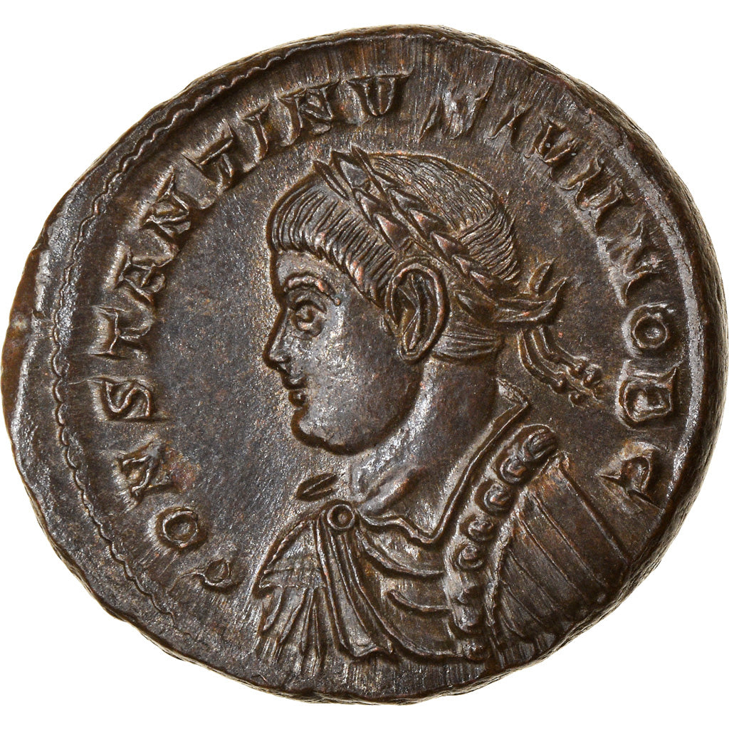 Munten, Constantijn II, Nummus, 326, Trier, UNC-, Koper, RIC:479