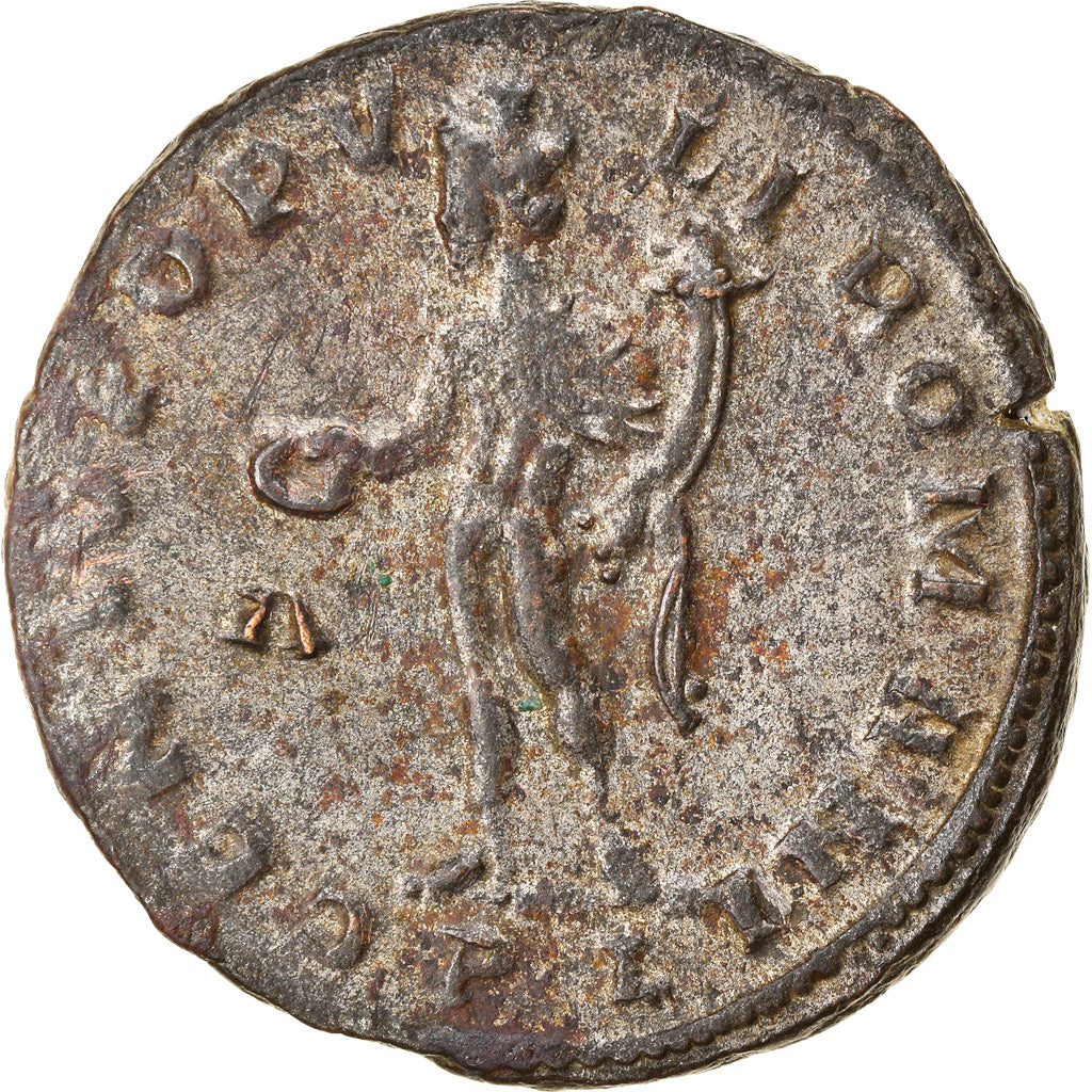 Moneta, Galerius, Follis, 296, Lyon, BB+, Rame, RIC:53b