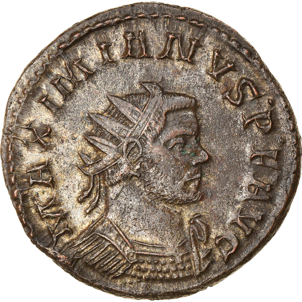 Coin, Maximianus, Aurelianus, 294, Lyon, AU(50-53), Billon, RIC:408