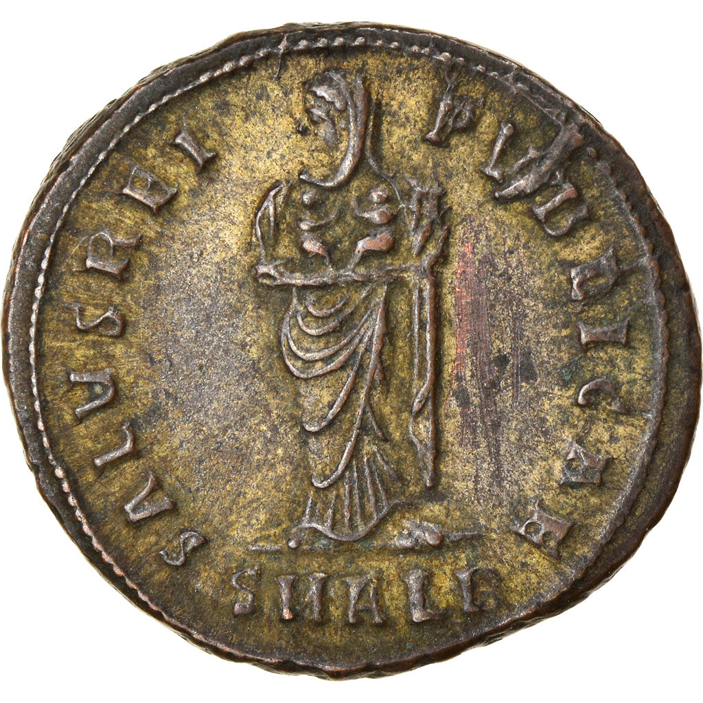 Coin, Fausta, Nummus, 325-326, Alexandria, AU(50-53), Copper, RIC:40
