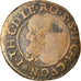 Moneta, Francia, Ardennes, Jean-Théodore, Double Tournois, 1634, Cugnon, MB