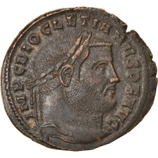 Coin, Diocletian, Follis, 300-303, Ticinum, EF(40-45), Copper, RIC:45a