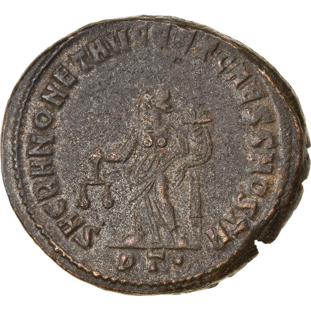 Coin, Diocletian, Follis, 300-303, Ticinum, EF(40-45), Copper, RIC:45a