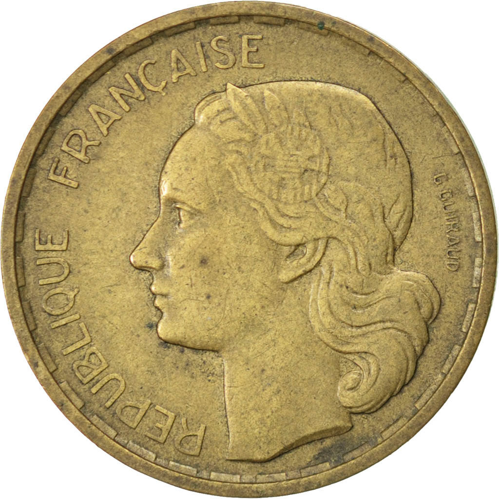 Monnaie, France, Guiraud, 20 Francs, 1950, Beaumont le Roger, TB+