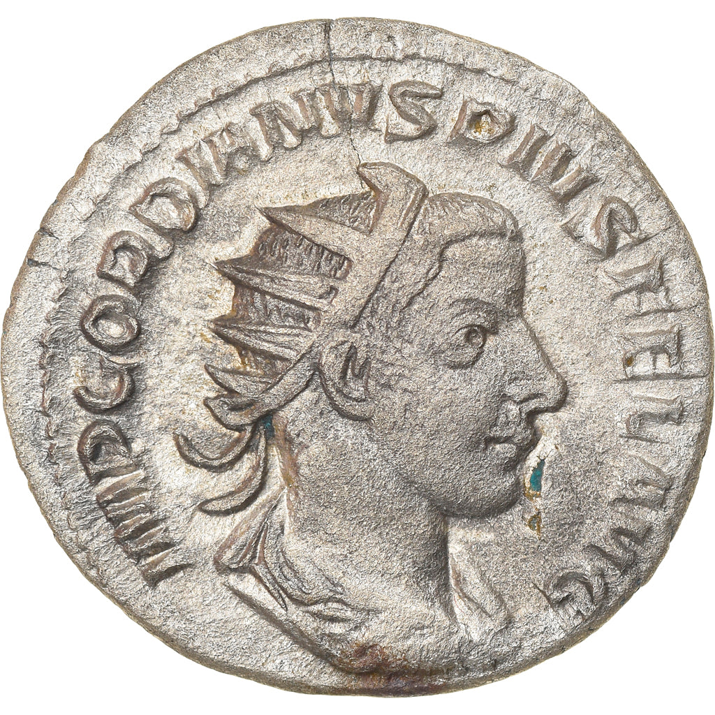Coin, Gordian III, Antoninianus, 241-243, Roma, EF(40-45), Billon, RIC:84