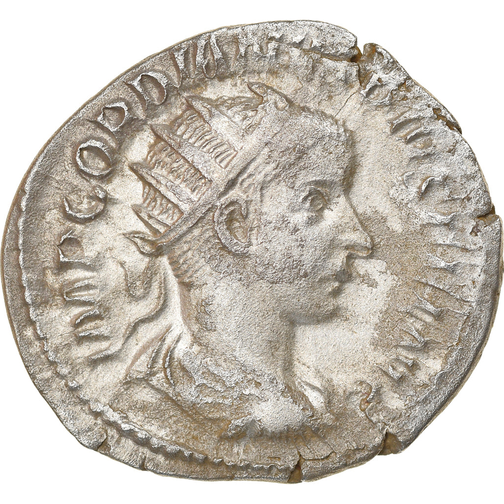 Coin, Gordian III, Antoninianus, 241-243, Roma, EF(40-45), Billon, RIC:84