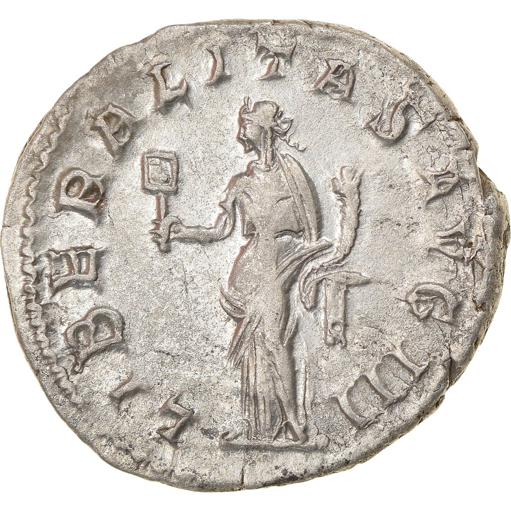 Coin, Gordian III, Antoninianus, 239-240, Roma, AU(55-58), Billon, RIC:67