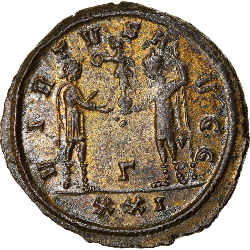 Coin, Numerian, Aurelianus, 283-284, Siscia, AU(55-58), Billon, RIC:470