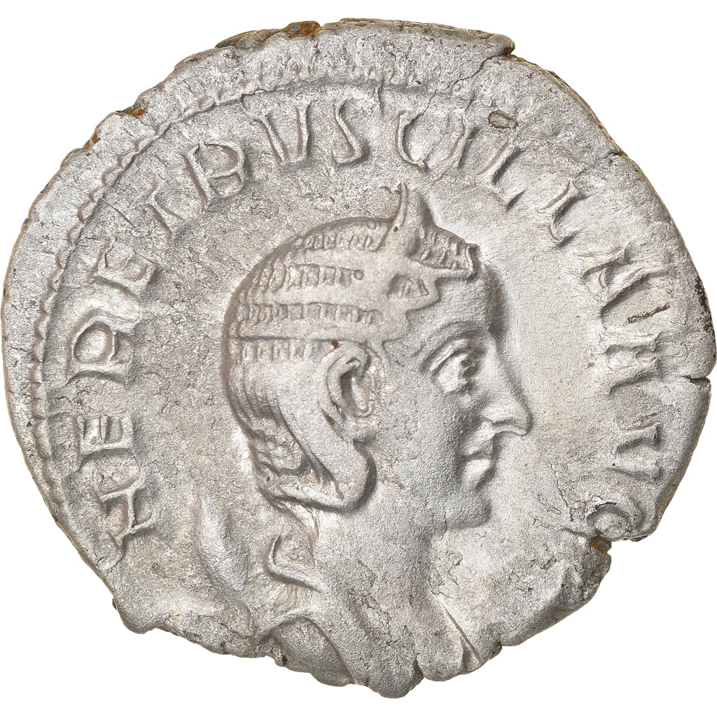 Moneta, Herennia Etruscilla, Antoninianus, 251, Roma, BB+, Biglione, RIC:57