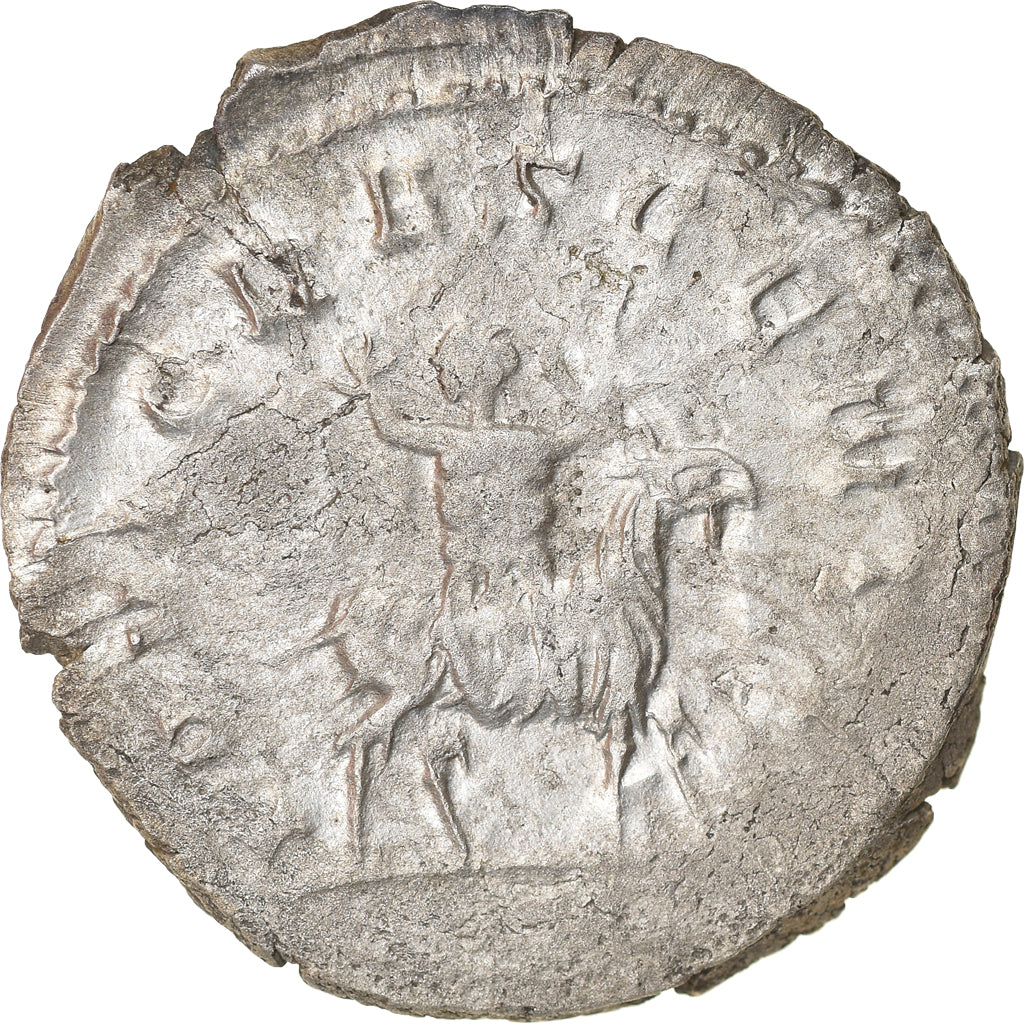 Coin, Valerian II, Antoninianus, 257-258, Trier, AU(50-53), Billon, RIC:3.